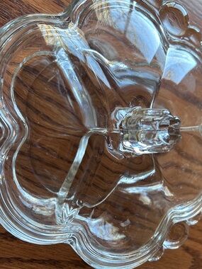 Duncan & Miller Canterbury Glass Serving Dish with Center Knob